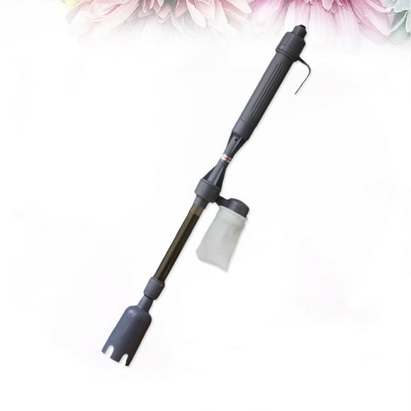 unbranded Aspirador De Grava Para Acuario Eléctrico Negro Con Ajustable Y Fácil Uso