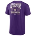 thumbnail image 3 of Men's Fanatics Branded Purple Washington Huskies College Football Playoff 2024 Sugar Bowl Champions Score T-Shirt, 3 of 5