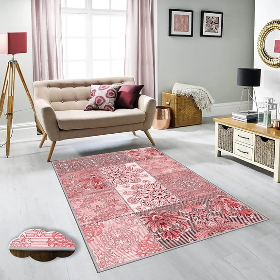 Homefesto - Voldi - Multicolor - 80 x 120 cm Carpet