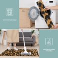 thumbnail image 3 of Black and Brown Leopard Print Kitchen Rugs Set Of 3, Non Slip Washable Kitchen Runner Rugs, Decorative Floor Mats for Sink Laundry and Home Use, 17"x30" + 17"x47" + 17"x59", 3 of 3
