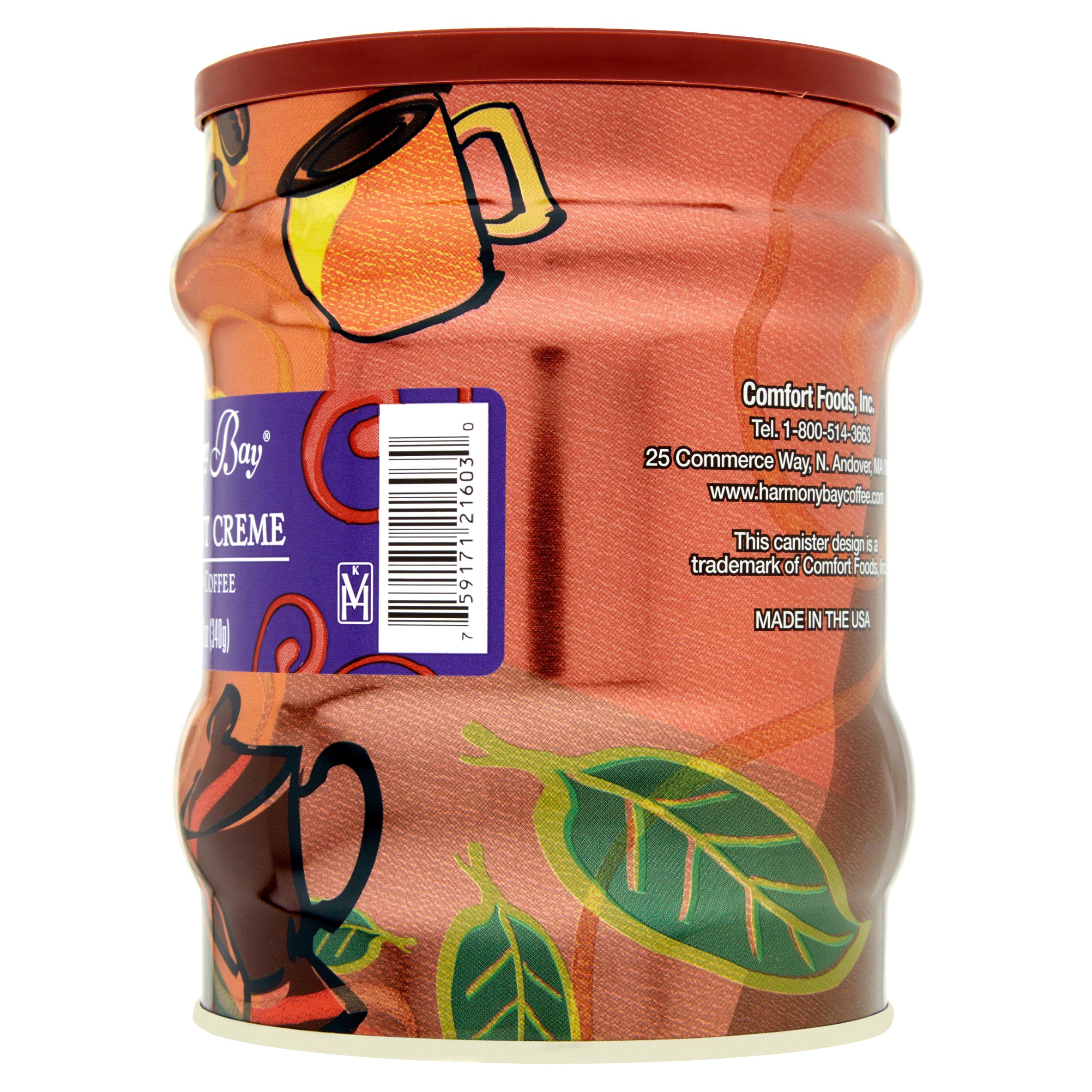 Comfort Foods Harmony Bay Coffee 12 Oz Walmart Com