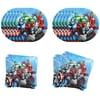 0pcs Superhero Party Supplies include 20 plates, 20 napkins for the Superhero birthday party decoration
