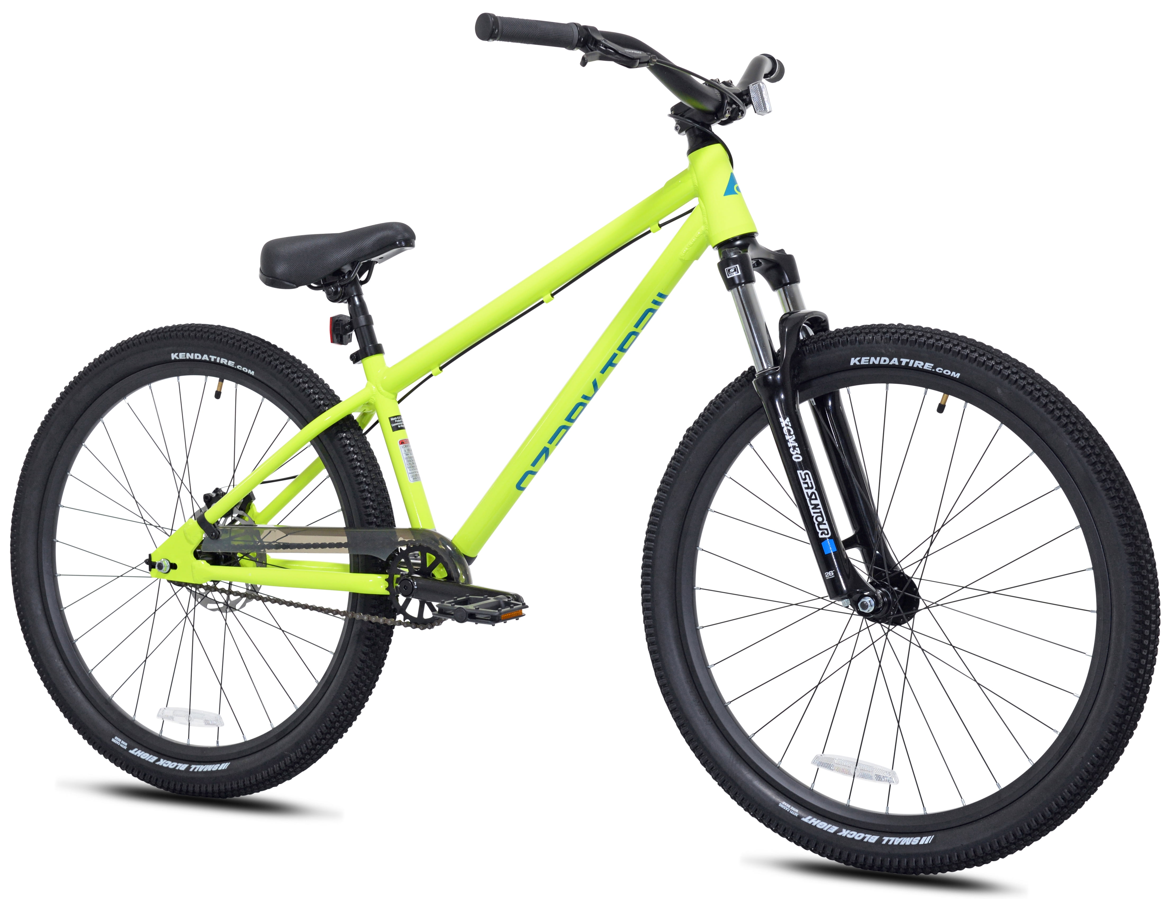 Ozark Trail 26" DJ.1 Airtime Dirt Jump Bike, 26" Wheels, Fits Teen & Adult Riders 5'2"-5'10", Yellow, Teen & Adult, Unisex, Online Only