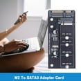 thumbnail image 2 of Daily Mix Store Adaptateur Carte M.2 NGFF vers SATA3 M2 NGFF SSD vers SATA3 Interface USB Y4M4 Y5L2, 2 of 9