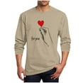 thumbnail image 4 of TaTaai Men's Fashion Graphic Pullover, Casual Printed Long Sleeve Blouse, Soft Round Neck Top, Stylish Tee for Outdoor Casual Gift, 4 of 4
