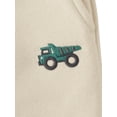 thumbnail image 2 of The Children's Place Baby & Toddler Boys Active Fleece Wide Leg Sweatpants, Sizes 6M-5T, 2 of 3