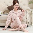 thumbnail image 1 of REDHOTYPE Pyjama de Mère Femmes Printemps et Automne Manches Longues Grande Taille Nouvelle Mode Floral Coton Homewear Set, 1 of 2