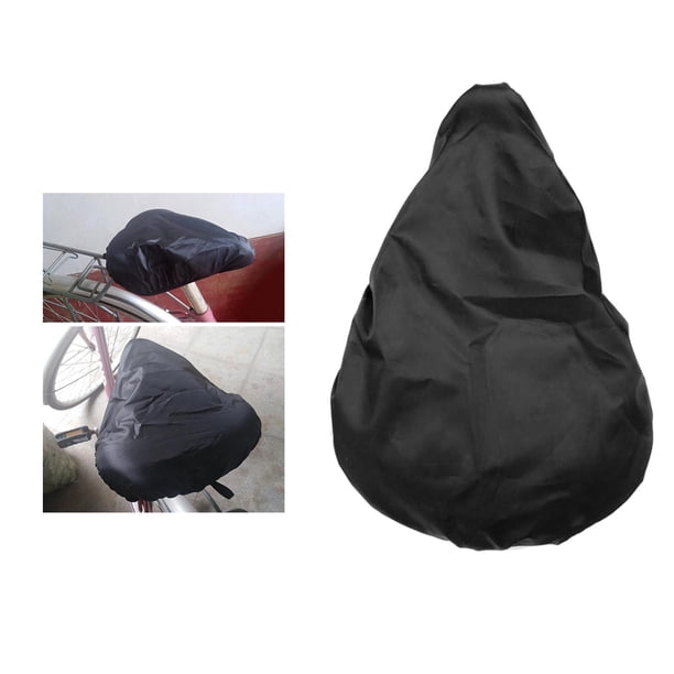 Funda impermeable para sillín de en negro, funda para lluvia para