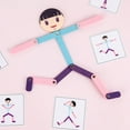 thumbnail image 4 of Rompecabezas de Madera Montessori Human para Juguetes Educativos para , chicas Sunnimix juego de rompecabezas, 4 of 8