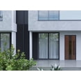 thumbnail image 4 of Front Exterior Prehung Steel Door / Ronex 1205 Bronze Oak / Entry Metal Modern Painted W36x80 Left-hand, 4 of 7