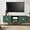 Green, variant on HLR 63'' Modern TV Stand for 65/70/75 inch TV, Entertainment Center with Storage Cabinet, Mid Century Green TV Stand,Embossed Pattern TV Console, TV Media Console for Living Room, Bedroom
