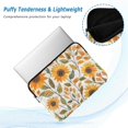 thumbnail image 2 of FORMRS 13-13.3 inch Laptop Sleeve Case Soft Carrying Quilted Computer Bag Cover, Watercolor Sunflowers, 2 of 7