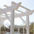 thumbnail image 7 of Dura-Trel Providence 7-ft. Vinyl Pergola Arbor - White, 7 of 7