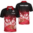 thumbnail image 5 of Personalized Name Bowling Polo Shirts 3D for Men and Women, Bowling Shirt, Bowling Shirts for Men Team Bowling Shirt (Yellow, XL), 5 of 10