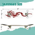thumbnail image 2 of 31'' Complete Skateboard 7 Layer Canadian Maple Double Kick Deck Skateboards graphic mythological dragon Skate Board for Beginner Adult Gifts, 2 of 5