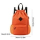 thumbnail image 3 of Mochila con cordón de gran capacidad | Bolsa de deporte multifuncional | Color sólido | Paño duradero | Viajes de senderismo al aire libre | Ligero 47x34cm | Negro/Morado/Naranja/Gris, 3 of 6
