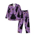 thumbnail image 1 of Fotbe Funny Goose Pijama de Hombre con Estampado de Manga Larga, Conjunto de 2 Piezas, Ropa de Dormir Suave y Cómoda con Bolsillos-Small, 1 of 7
