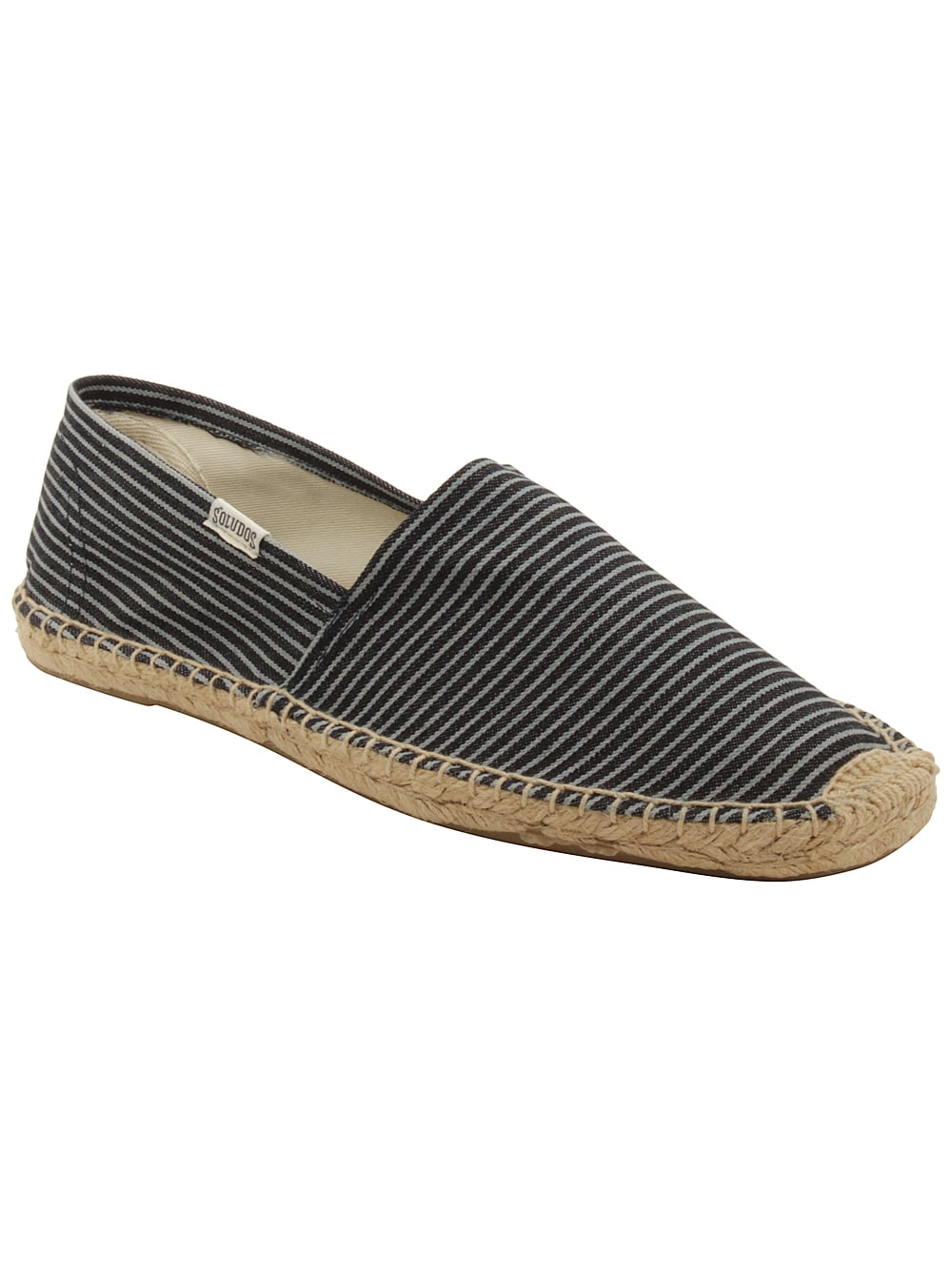 Soludos Stripe Original Dali Navy Striped Shoes Men Size 8 The Original Espadrille | Navy-Ivory-Red Woven Men main image 4