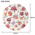 thumbnail image 2 of Round Tablecloth 60x60 Inch Spring Summer flower Table Cover Round for Party Picnic Dinner, 2 of 5