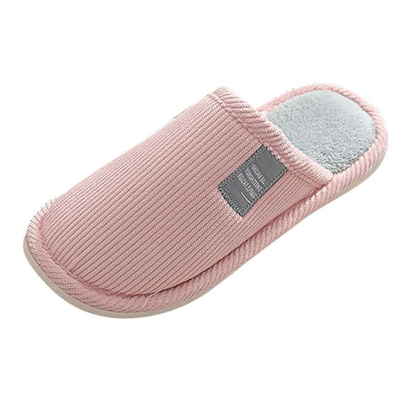 Dainzusyful Slippers For Women Slippers Womens Slippers For Womens Men Warm Shoes Soft Plush House Slippers Flip Flop House Slippers For Women Pink