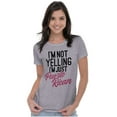 thumbnail image 4 of Puerto Rican Funny Yelling Boricua Womens Slim Fit Graphic Tee Brisco Brands L, 4 of 5