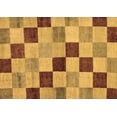 thumbnail image 1 of Ahgly Company Indoor Rectangle Checkered Brown Modern Area Rugs, 3' x 5', 1 of 4