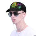 thumbnail image 4 of Geometry Dash Baseball Cap Low Profile Adjustable Golf Dad Hat Trucker Hats for Men Women, 4 of 5