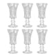 thumbnail image 1 of Round Shot Glasses, Lead Free Glass, Clear Shot Glass with Heavy Base, 1 of 3