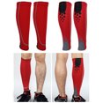 thumbnail image 2 of Basketball Football Calf Brace Portable Adjustable Sports Leg Support Sleeve Running Jogging Fitness Compression Sock Protector Accessory Red L, 2 of 8