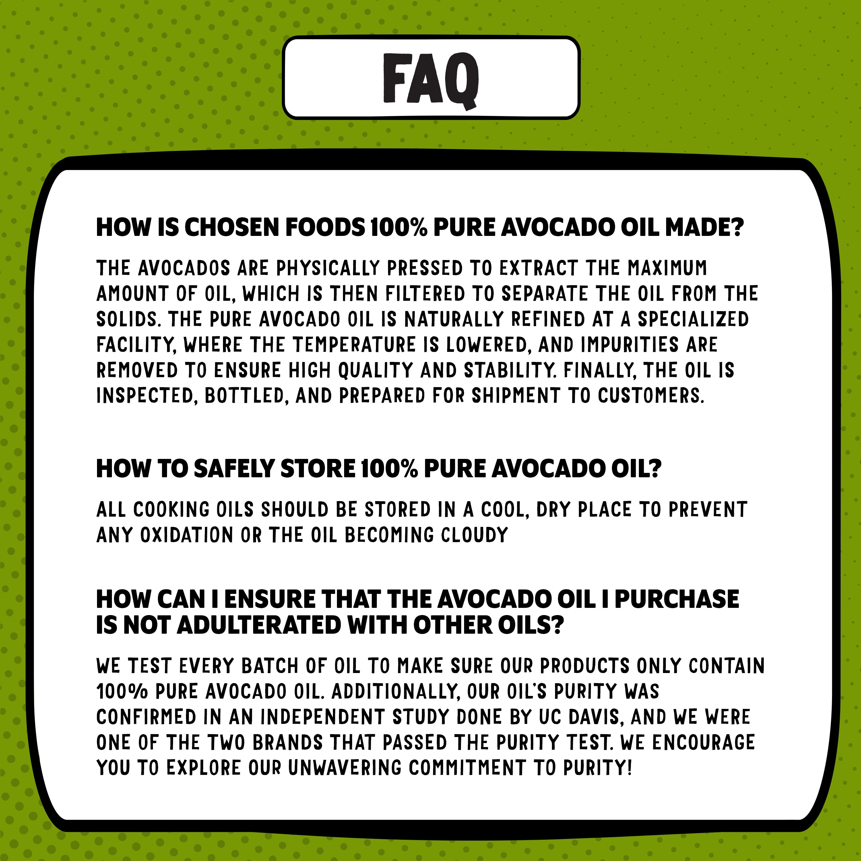 (6 pack) Chosen Foods 100% Pure Avocado Oil 16.9 fl Oz