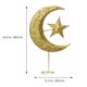 thumbnail image 2 of 1pc 30cm Brillo Pentagrama Pentagrama Forma de luna Toppers de árbol Creative Treetop, 2 of 5