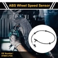 thumbnail image 2 of Sensor de velocidad de rueda ABS Unique Bargains Sensor ABS Sistema de frenos antibloqueo No.479001JY0A para Nissan Sentra 2007-2011 1 Pc Trasero Derecho, 2 of 6