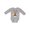 AC-Heather Grey, variant on Mommy's Lil Angel Boys or Girls Long Sleeve Baby Bodysuit