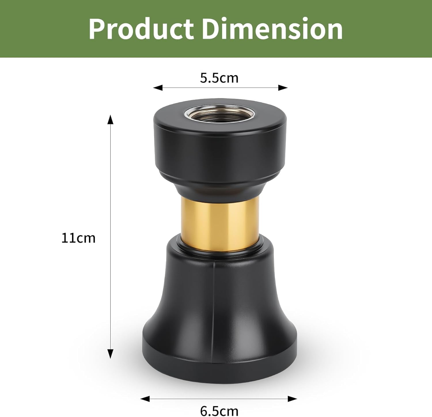 Heavy Duty Brass Adjustable High Pressure Fire Hose Nozzle Garden Hose Nozzle Ideal for Car Wash Garden Watering Floor Cleaning with Connector（A set of nozzles ）