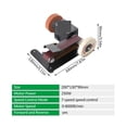 thumbnail image 3 of 250W Mini Belt Sander Electric Bench Grinder Sanding Machine 7 Speed Adjustable Control Small Grinder Sharpener Polisher Machine ,Wide Use, 3 of 6