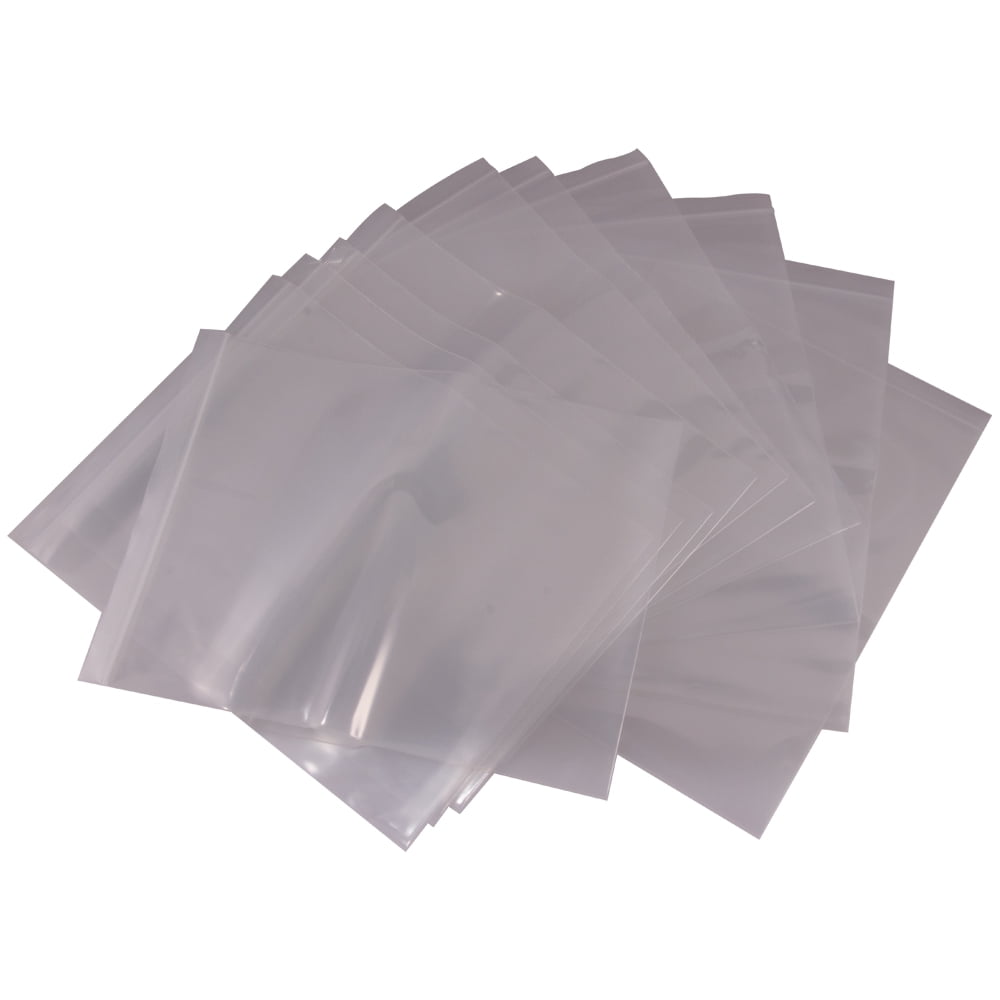 Clear Zipper Bag 8 x 10 Inch 200 Pack Reclosable Poly Bags