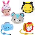 thumbnail image 5 of Casco de seguridad para bebés, gorra protectora anticolisión para la cabeza para niños pequeños, arnés ajustable, protector para la cabeza, sin golpes, cojín para la cabeza, casco de seguridad, 5 of 5