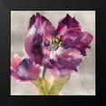 thumbnail image 2 of Heighton, Brent 15x15 Black Modern Framed Museum Art Print Titled - Purple Flourish, 2 of 5
