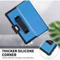 thumbnail image 5 of SOATUTO Heavy Duty Case Cover for Microsoft Surface Pro 8 / Surface Pro X 13 inch Tablet Hard Back Case with Pen Holder Hand Strap Fit for Type Cover Keyboard for Surface Pro 8 / Pro X - Black+Blue, 5 of 6