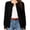 Black, variant on Women's Crew Neck Button Down Long Sleeve Cardigan Sweater