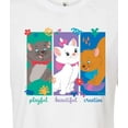thumbnail image 3 of Disney - The Aristocats - Aristocats Kittens - Junior's Cropped Graphic T-Shirt, 3 of 5