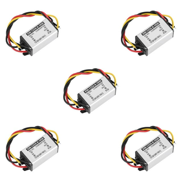 Maytalsory DC-DC Bus Converter 12V/24V Aluminum Voltage Regulator Replacing Professional Transformer Power Supply Module 9V 2A 5Set