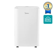 Midea 8,000 DOE, 12, 000 BTU ASHRAE SmartCool Portable Air Conditioner, For spaces up to 350 Sq. Ft, MAP08S1XWT-S