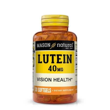 Mason Natural Lutein 3.50 Healthy Vision and Eye Function, 30 Softgels