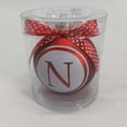 thumbnail image 1 of Holiday Time N Red Letter Glass Ornament, 1 of 3