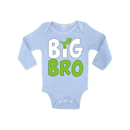 

Awkward Styles Pregnancy Reveal Dinosaur Baby Items for Boys Big Bro Outfit Cute Romper Baby Announcement Collection Dinosaur Romper Dino One Piece for Boys Big Bro Romper T Rex Bodysuit for Boys
