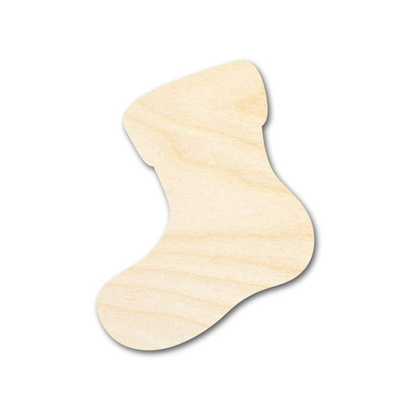 Bigger Better | Unfinished Wood Stocking Shape | DIY Craft Cutout 36" / 1/2"