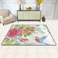thumbnail image 2 of Dreamtimes Butterfly Bird Flower Area Rug, 36"x24" Watercolor Non-Slip Washable Indoor Door Mat, Absorbent Floor Mat for Bedroom Kitchen Entryway Bathroom, 2 of 7