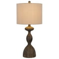 thumbnail image 2 of Cal Lighting Nampa Resin & Fabric Table Lamps in Distressed Brown (Set of 2), 2 of 5