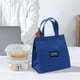 thumbnail image 4 of Xihbxyly Bolsa Térmica para Almuerzo, Diseño de Bolsillo de Malla, Bolsillo Frontal, Ideal para Picnics, Viajes, Color Azul, Tela Oxford, 25 X 28 X 17 Cm., 4 of 5